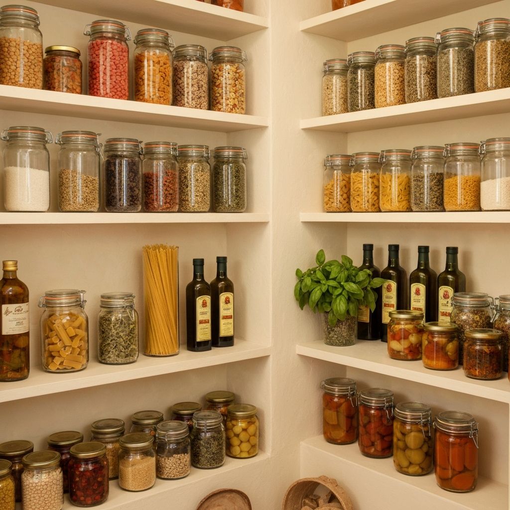 Dispensa organizzata