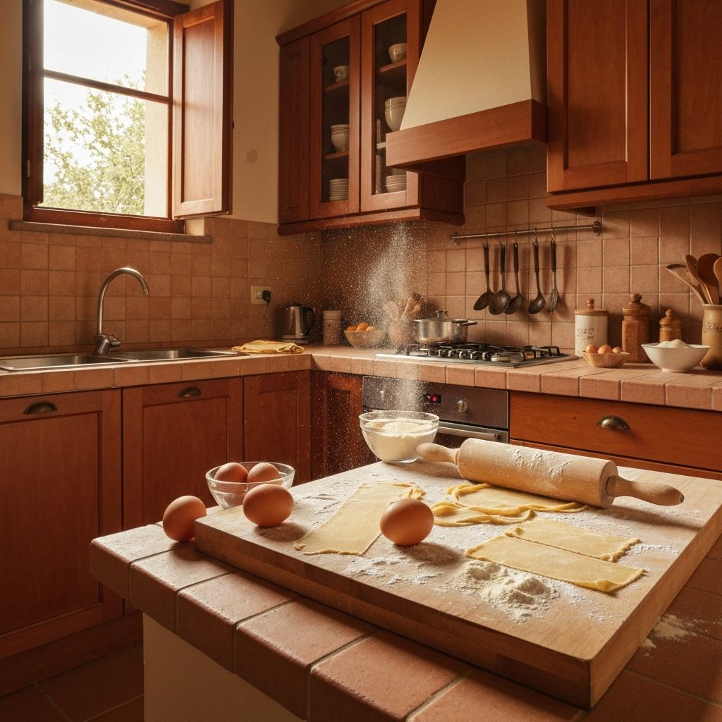 Preparazione della pasta fresca